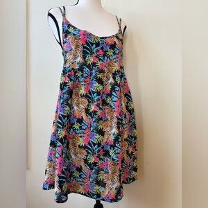 Sundress - Tropical Floral & Tiger  Print - Size 2